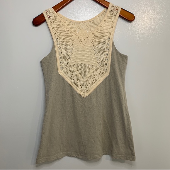 Missy Robertson Sleeveless Crochet Top Sz Medium - Picture 1 of 13